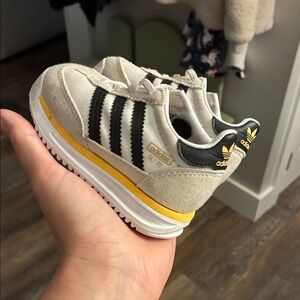 Adidas baby SL 72 RS Sneakers - Cream, Black, and Yellow